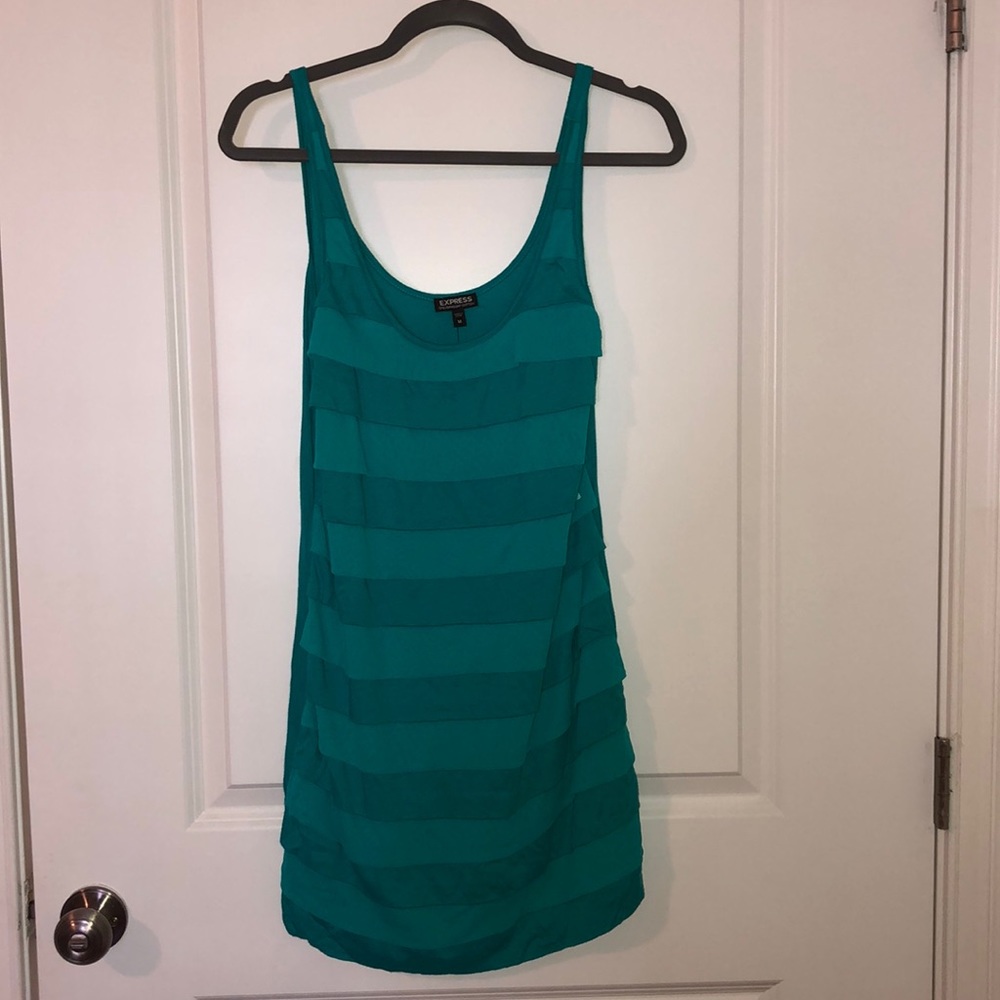NWT Bright teal Express tunic top